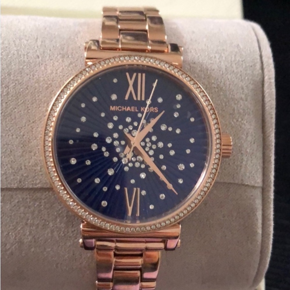 Michael Kors Sofie watch in rose gold